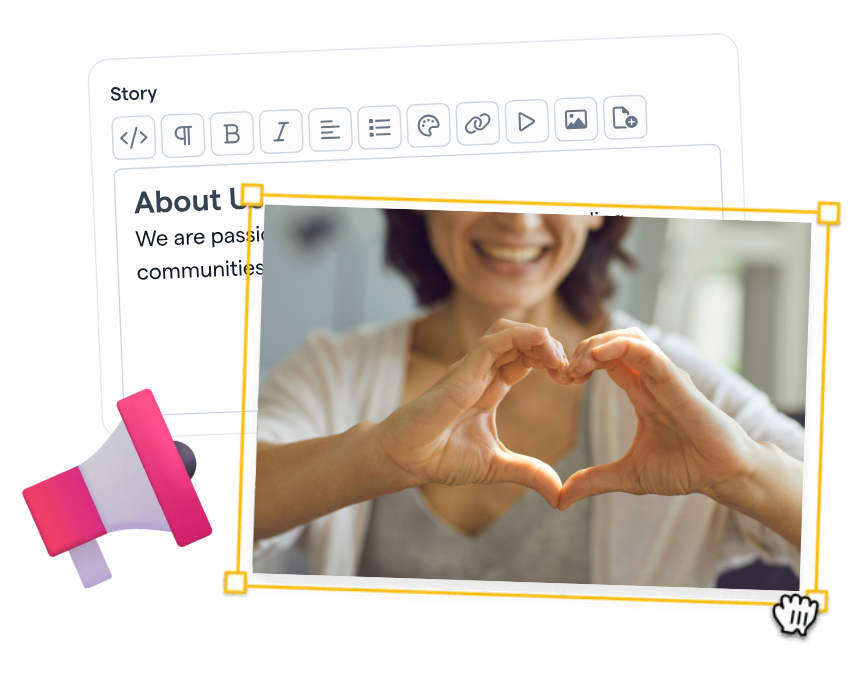 Nonprofit using Givli dashboard showing donation analytics